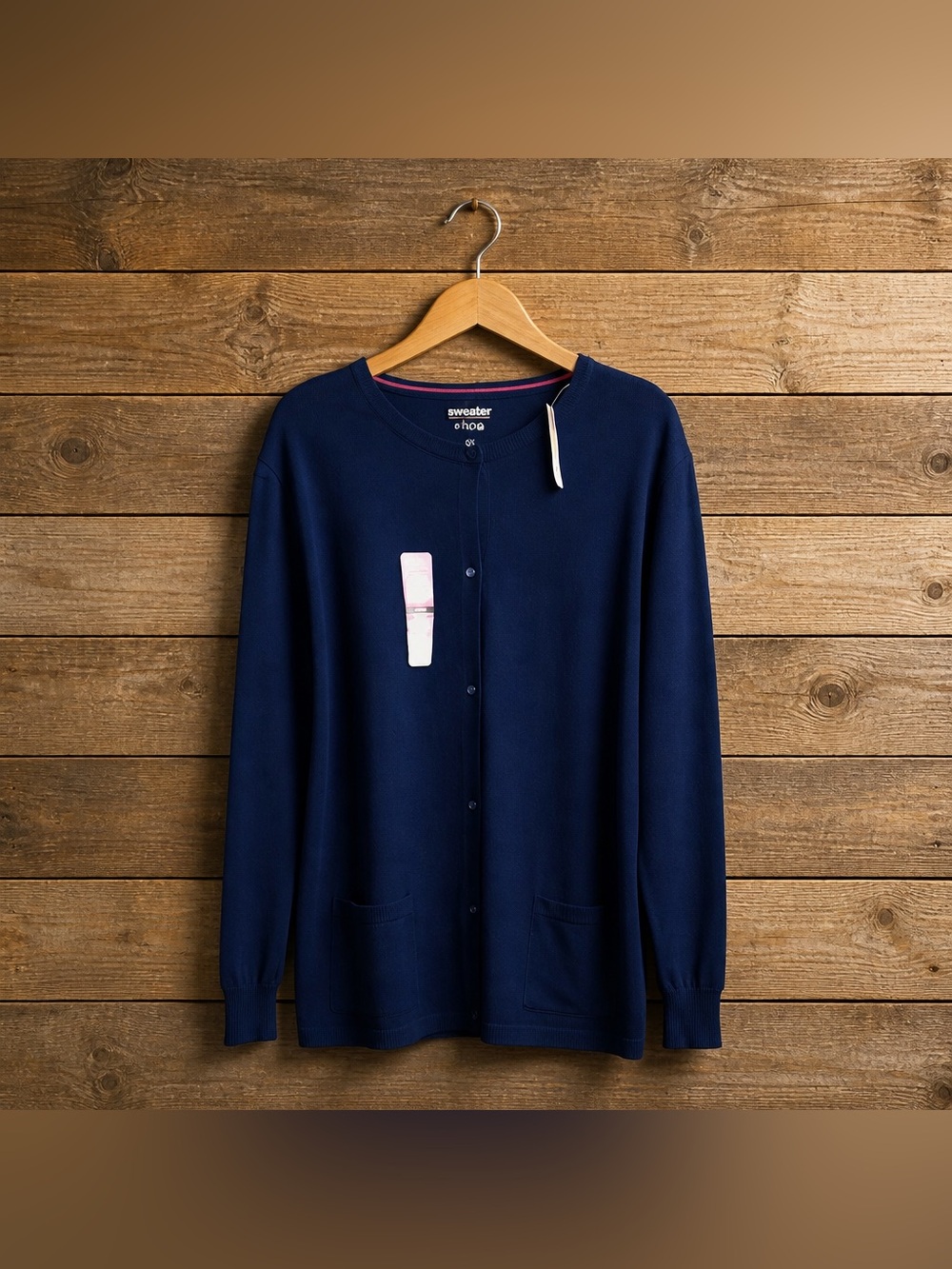 NWT Scrubstar 3XL/3XG Navy Blue Active Warm-Up Polyester Snap Front Jacket